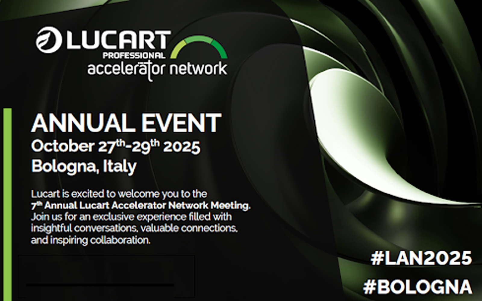 Bologna 7th Annual Lucart - October 27th to 29th