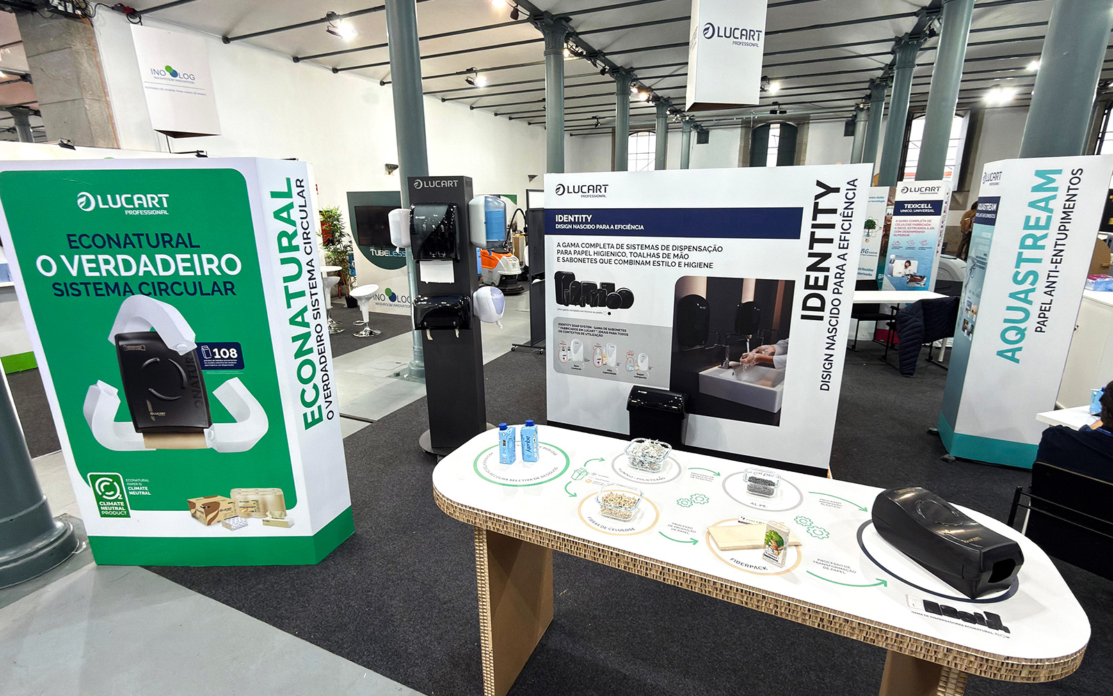 Lucart at Cleantek Show 2026: a meeting point in Portugal for professionals in cleaning, professional hygiene, facility services and laundry.