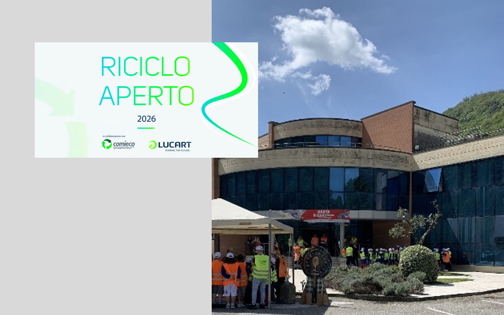 “Riciclo Aperto”, open day at the Lucart plant in Diecimo